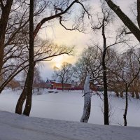 На реке Порусья (Перерытица) в январе :: Ирина Румянцева