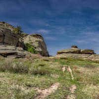 Останцы в предгорье Алтая :: Виктор Четошников