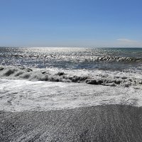 Холодное  море в Сочи, конец марта 2022 :: Фотогруппа Весна