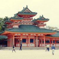 Храм Хэйан-дзингу Киото Япония :: wea *