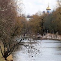 Городской канал в начале апреля... :: Татьяна Гнездилова