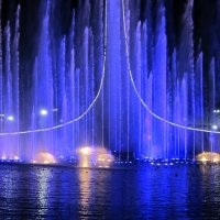 Поющий фонтан в Олимпийском парке - уникальное Олимпийское наследие Сочи. :: ЛЮДМИЛА 
