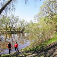 На реке Порусья в Старой Руссе :: Любовь Зинченко 