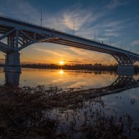 Мост на закате. :: Виктор Евстратов