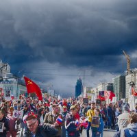 День Великой Победы!!! ,Акция "Бессмертный полк" Москва-Тверская :: Юрий Яньков