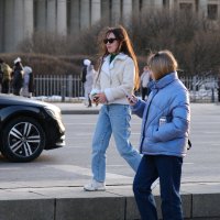 Стрит модель и стрит фотограф :: Иван Державин