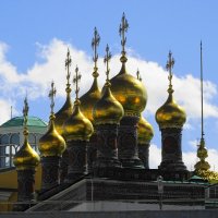 Купола Верхоспасского собора в Московском Кремле :: Иван Литвинов