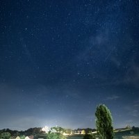 Ночное небо у Альп :: Борис Корсаков
