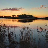 Закат на Дичковском озере :: Денис Бочкарёв