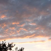 Отражение заката в облаках. :: сергей 