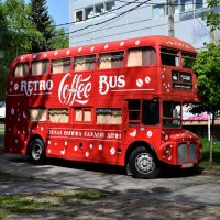 Ростов-на-Дону. Двухэтажный городской автобус Routemaster (Рутмастер) RM в Первомайском парке. :: Пётр Чернега