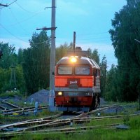 Тепловоз прибываеет :: Сергей Кочнев