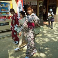 Традиционное кимоно на улицах Японии :: wea *