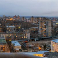 Апрельский вечер на крышах Хабаровска :: Игорь Сарапулов