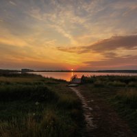 Рассвет на Солёном озере :: Владимир Кириченко