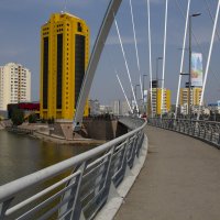 Мост через реку  Ишим(Астана) :: александр варламов