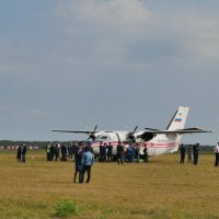 На аэродроме Сасовского Лётного училища. Л-410 УВП -Э20 с номером 001. :: Alexey YakovLev