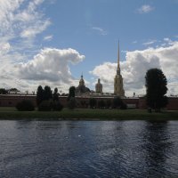 летний вид на Петропавловский собор через Кронверкский канал :: sv.kaschuk 