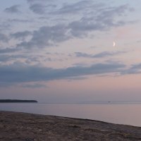 Лунный вечер на берегу :: # fotooxota