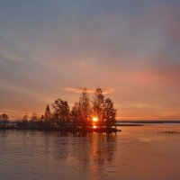 Холодное утро........... :: Юрий Цыплятников