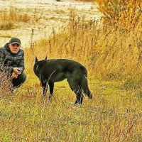 С другом у реки Юганская Обь. :: Владимир 