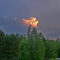 горящее облако :: Дмитрий Лупандин