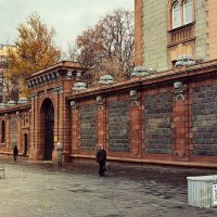 Городская усадьба за гранитной оградой. :: Татьяна Помогалова