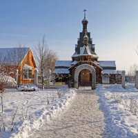 Храм Преображения Господня зимой в  Волгограде. :: Дина Евсеева