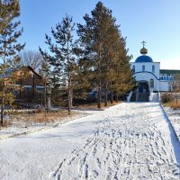 Храм Всех святых в земле Российской просиявших поселка Солнечный :: TATYANA PODYMA