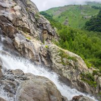 Домбай, Алибекский водопад. :: Константин Подольский