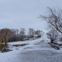 Осень и первый снег. :: сергей 