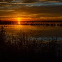 Сакское озеро. Восход :: Владимир Жуков
