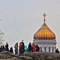 Гляжу в оба  Храм Христа Спасителя :: олег свирский 