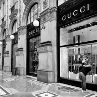 Витринный шоппинг Галерея Galleria Vittorio Emanuele II  Милан Италия :: wea *