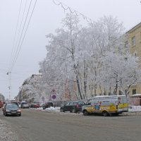 Зимний день на Полтавской улице СПБ :: Стальбаум Юрий 