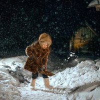 В деревне зимой :: Юлия Поплевченкова