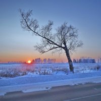 ЗИМНИЙ  ЗАКАТ :: валерий талашов 