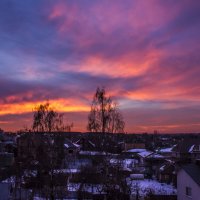 Зимние закаты, к морозу. :: Петр Беляков