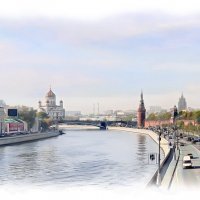 Москва. Вид от Большого Москворецкого моста. :: В и т а л и й .... Л а б з о'в
