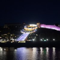 Чкаловская лестница в ночи :: Сергей Беляев