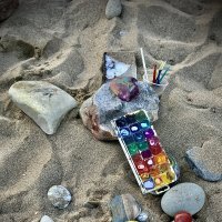 Пляжное творчество :: Любовь 