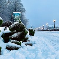 «Снежность. Прогулка в сумерках.» :: Арина Невская