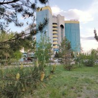 Павлодар, гостиница "Сарыарка". Весна, 2022 г. :: Динара Каймиденова
