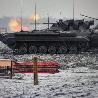 Огневая подготовка экипажей боевых машин пехоты на учебном полигоне :: Юрий Велицкий