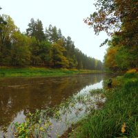 Река в начале осени :: Андрей Снегерёв