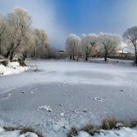 родниковое озеро зимой :: Саша Милашкин