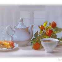 Чай с пирогом тарт-татен :: Светлана Л.