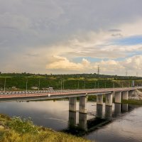 Мост через красавец Енисей. :: юрий Амосов