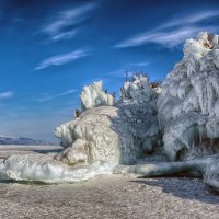 Байкал...16-02-2023   наплёсы :: Юрий Яньков