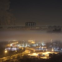 Ночной туман. :: Сергей Малахов